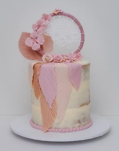 Dream catcher theme cake