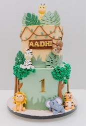Safari theme cake