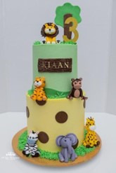 Safari theme cake